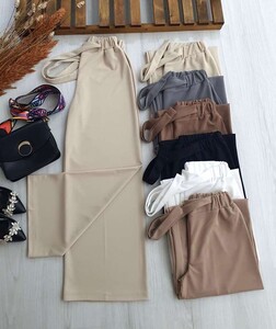  - BOL PAÇA BELİ LASTİKLİ PANTOLON A9-3-A9-4-6023-34-BEJ