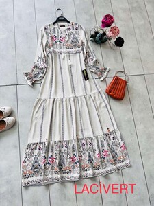  - HEOL PÜSKÜLLÜ ETNİK KETEN ELBİSE C5-2228-12-LACİVERT