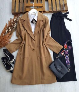  - KEVA ÇİFT CEPLİ ASTARLI KABAN A9-1-3136-43-CAMEL