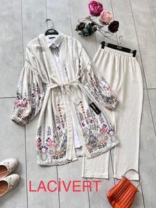  - LOZA ETNİK KETEN KİMONO TAKIM B2-5-1450-12-LACİVERT