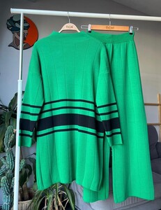  - LUGA DİK YAKA ORTASI ÇİZGİLİ TRİKO TAKIM A4-1-8069-54-BENETTON