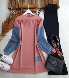  - TESA TAŞLI KOT ARMALI KOLU KOT TUNİK B10-5-5379-16-GÜL