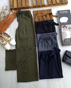  - WEQU BELİ LASTİKLİ BOL PAÇA PANTOLON A7-1-6027-09-HAKİ